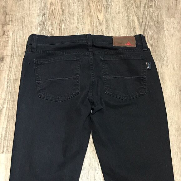 R U Blue Denim Jeans ~ Sz 29 ~ Black ~ Low Rise ~ 29" Inseam - Picture 6 of 7